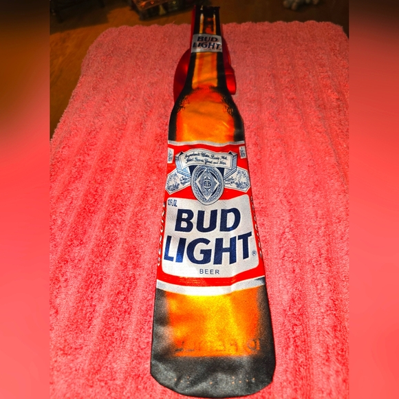 Budweiser Other - Bud Light Beer Bottle Shaped Mens Tie